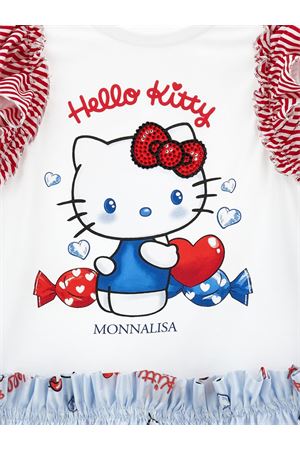 white cotton dress MONNALISA KIDS | 11G91772010099